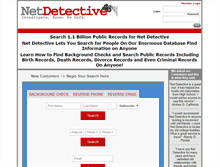 Tablet Screenshot of netdetective.com